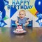 27-Piece Dark Blue Birthday Balloon Kit – 3D Foil “Happy Birthday” Banner, Star & Heart Balloons, Confetti Balloons for Boys & Girls Party Decorations (Dark Blue)